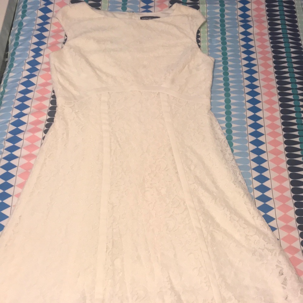White lace dress